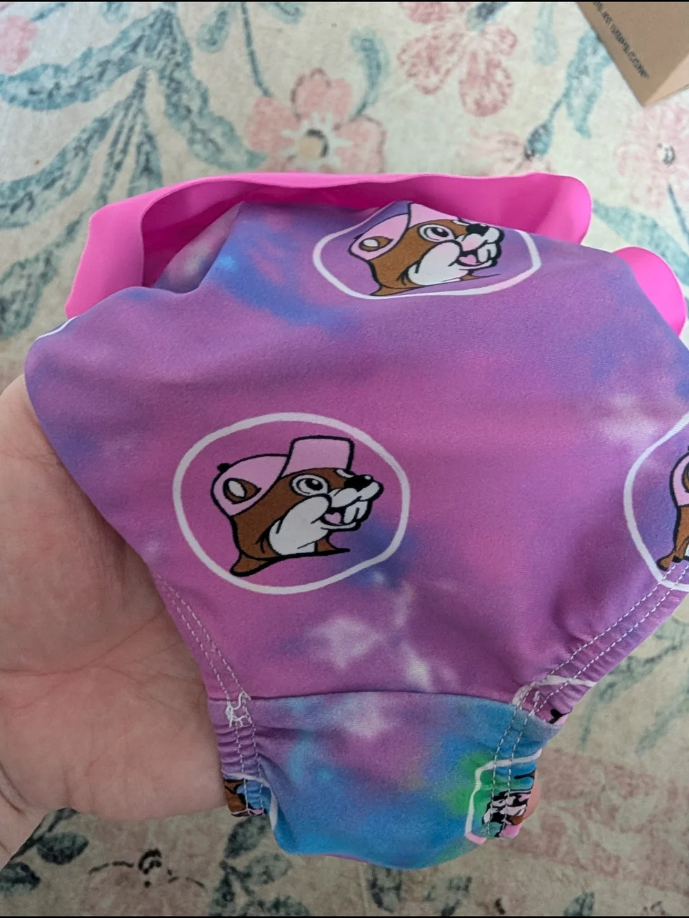💥3/$24 Buc-ee's Logo Baby Girl 2 Piece Swim - Picture 4 of 5